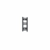 Bergen 600 x 300mm Straight Anthracite Prefilled Electric Heated Towel Rail