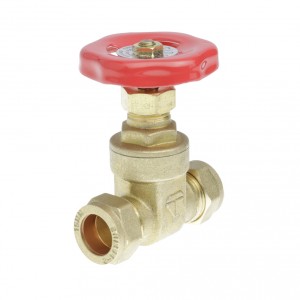 22mm British Standard GateValve Compression X Compression