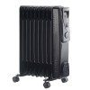 Garmo Electric Portable Oil Filled Radiator 9 Fin Gloss Black - 2000W