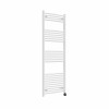 Fjord 1600 x 600mm Curved White Thermostatic Touch Control Wifi Electric Heated Towel Rail