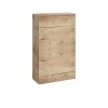 Imperio Verona - Bathroom Back to Wall WC Toilet Unit 500mm - Rustic Oak