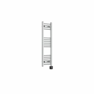 Bergen 1000 x 300mm Straight Chrome Thermostatic Wifi Control Electric Heated Towel Rail