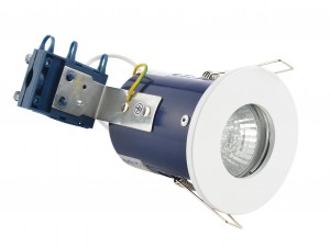 Forum Yate - Fire Rated Showerlight IP65 - White