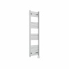 Bergen 1400 x 400mm Straight Chrome Thermostatic Wifi Control Electric Heated Towel Rail