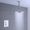 Hudson Thermostatic Concealed Shower Valve with Round Ceiling Head