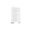 Terma Warp T Bold Heated Towel Rail 655x500mm Matt White