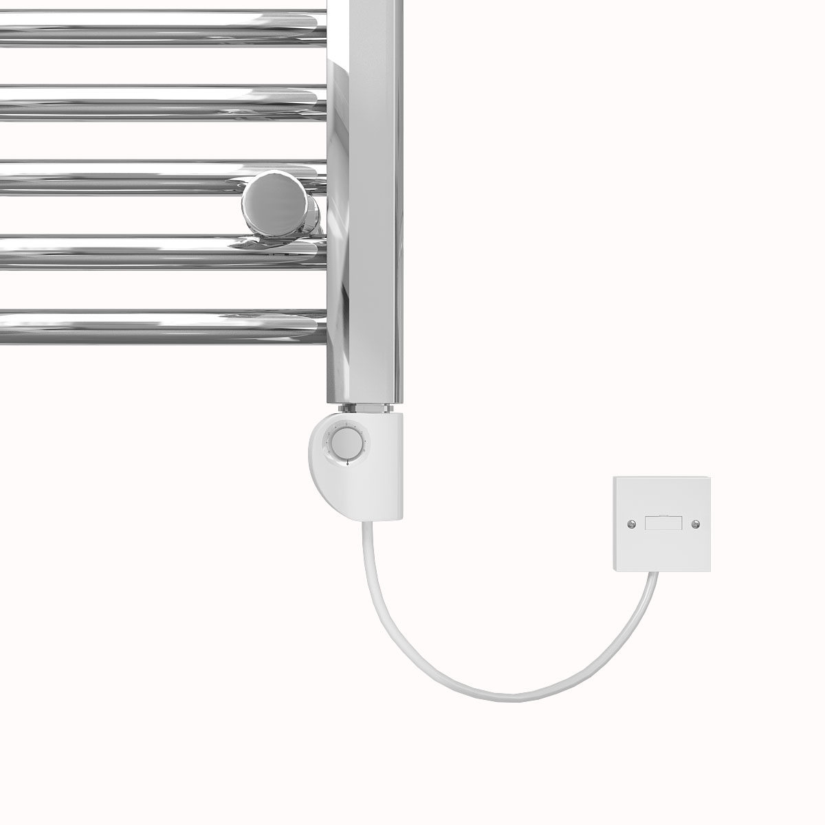 700 x 400mm chrome towel rail 2025