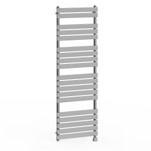 Juva 1800 x 600mm Chrome Flat Panel Electric Thermostatic Heated Designer Towel Rail
