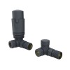 Corner Thermostatic Radiator Valves - Anthracite
