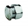 Chrome Compression 15mm Stop End