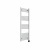 Bergen 1400 x 500mm Straight Chrome Thermostatic Wifi Control Electric Heated Towel Rail