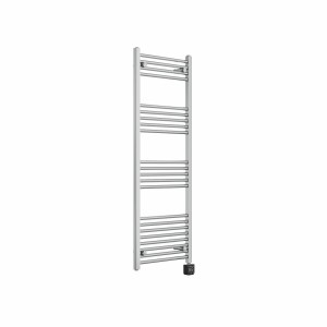 Bergen 1400 x 500mm Straight Chrome Thermostatic Wifi Control Electric Heated Towel Rail