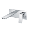 Coe Modern Wall Mounted Bath Mixer Tap Chrome