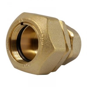 22mm x 3/4" 9lb Leadline x Coupler Copper