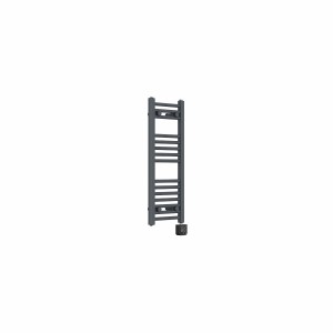 Bergen 800 x 300mm Straight Anthracite Thermostatic Wifi Control Electric Heated Towel Rail