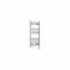 Bergen 800 x 400mm Straight Chrome Thermostatic Wifi Control Electric Heated Towel Rail