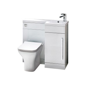 Imperio Rennes- 900mm Right hand Combination Unit - Gloss White - 900mm 