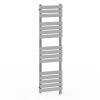 Juva 1600 x 450mm Chrome Flat Panel Electric Thermostatic Heated Designer Towel Rail