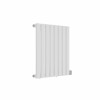 Lulea Electric White Single Flat Panel Horizontal Bluetooth Designer Radiator