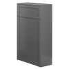 502mm Matte Grey Back To Wall Unit