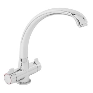 Zamora Two Handle Mono Kitchen Sink Mixer Tap