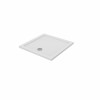 Essentials 900 x 900mm Square Stone Shower Tray White