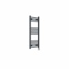 Bergen 1000 x 400mm Straight Anthracite Thermostatic Touch Control Electric Heated Towel Rail