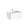 Reid 800mm LED Vanity Unit & Smooth White Basin - Matt White