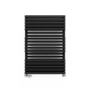 Terma Quadrus Bold Heated Towel Rail 870x600mm Metallic Black