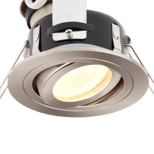 Forum Cali Adjustable Downlight - Satin Chrome