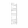 Bergen 1600 x 600mm Straight White Thermostatic Touch Control Wifi Electric Heated Towel Rail