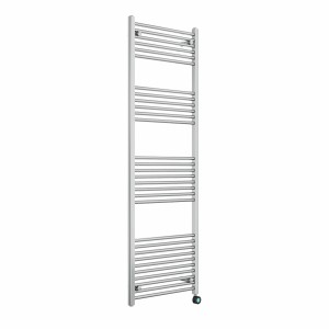 Bergen 1800 x 600mm Straight Chrome Thermostatic Touch Control Wifi Electric Heated Towel Rail