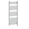 Bergen 1500 x 600mm Straight Chrome Thermostatic Electric Heated Towel Rail