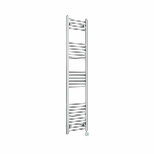Bergen 1600 x 400mm Straight Chrome Thermostatic Touch Control Wifi Electric Heated Towel Rail