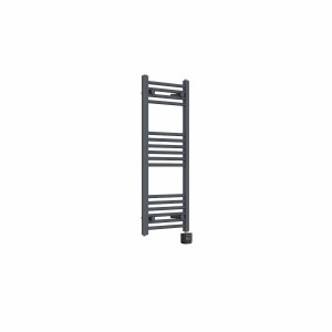 Bergen 1000 x 400mm Straight Anthracite Thermostatic Wifi Control Electric Heated Towel Rail