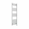 Bergen 1600 x 500mm Straight Chrome Thermostatic Touch Control Wifi Electric Heated Towel Rail
