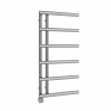 Kristiansund 988 x 500mm Chrome Thermostatic Electric Designer Heated Towel Rail