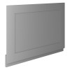 Imperio Bordeaux - 700mm Traditional End Bath Panel - Stone Grey