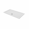 Essentials 1500 x 800mm Rectangle Stone Shower Tray White