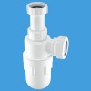 McAlpine A10A - Adjustable Inlet Bottle Trap White 32mm