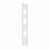 Bergen 1800 x 300mm Straight White Prefilled Electric Heated Towel Rail
