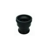 Soil Push Fit 110mm Cast Iron Universal Adaptor Fin Tail Black