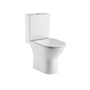 Imperio Athens - Rimless Open Back Close Coupled Toilet With Cistern & Soft Close Seat