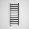 Terma Crystal Modern Grey Bathroom Heated Towel Rail 1200x500mm