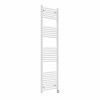 Bergen 1800 x 500mm Straight White Thermostatic Touch Control Electric Heated Towel Rail