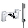 Alban Modern Bath Shower Mixer Tap with Hand Shower - Chrome
