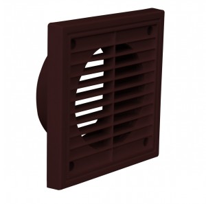 Manrose 1152B 100mm Fixed Grille - Brown