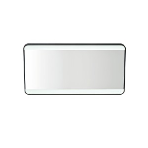 Imperio Ardala - LED Mirror with Demister Pad & Colour Change 1200 x 600mm - Black Frame