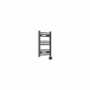 Bergen 600 x 400mm Straight Anthracite Thermostatic Wifi Control Electric Heated Towel Rail