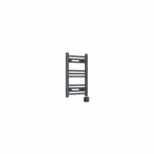 Bergen 600 x 400mm Straight Anthracite Thermostatic Wifi Control Electric Heated Towel Rail